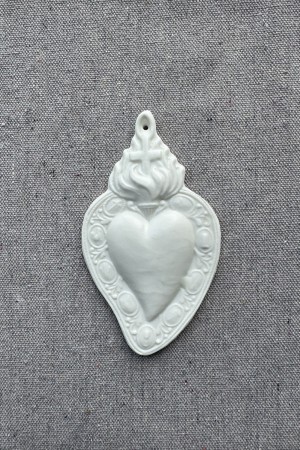 ceramic wall ornament - hearts 2