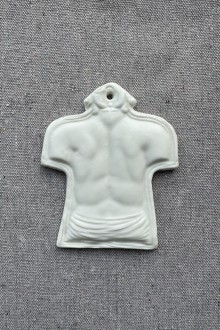 ceramic wall ornament - back