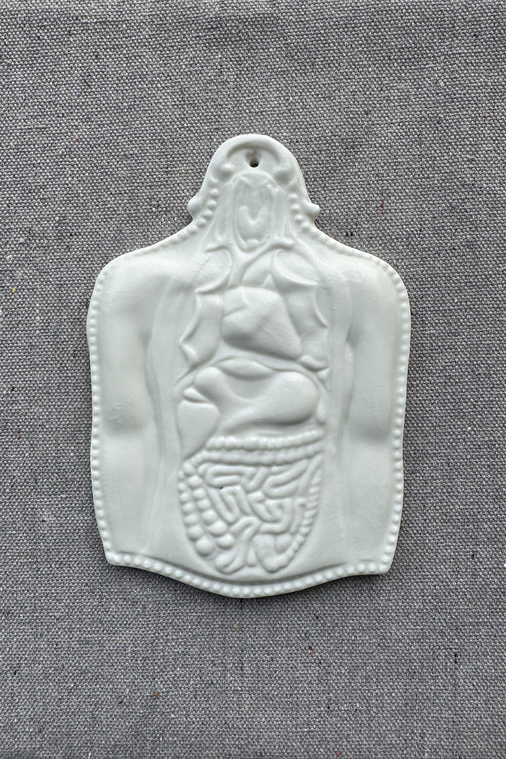ceramic wall ornament - intestine