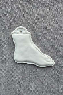 ceramic wall ornament - feet