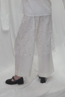 beads apron skirt - flower