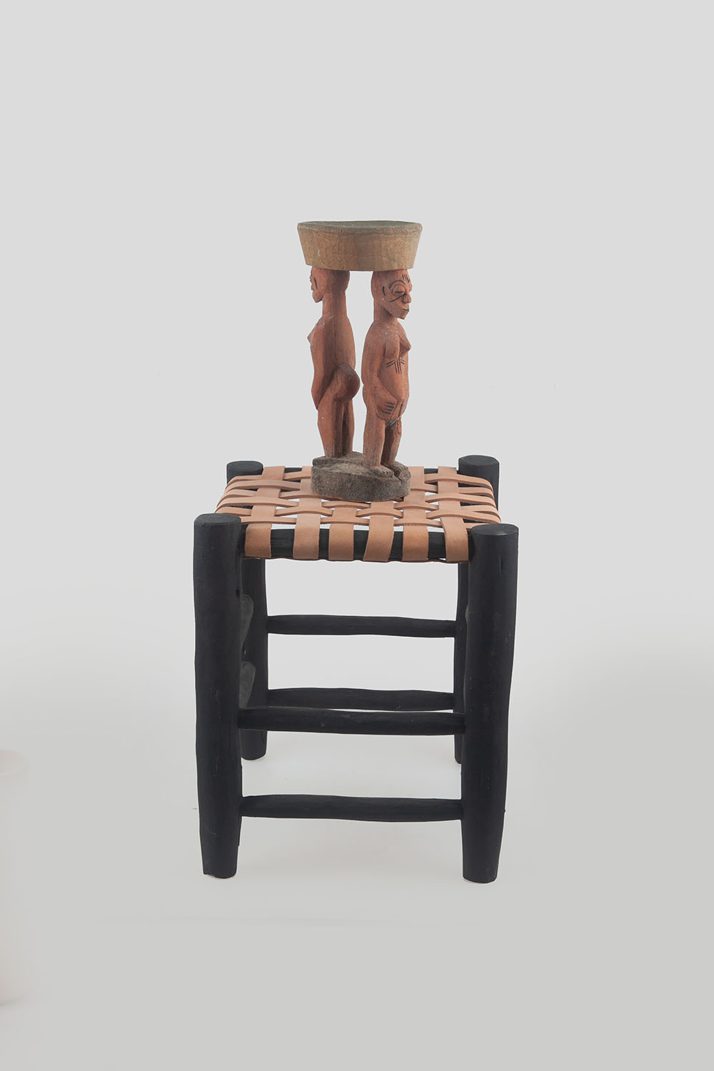leather stool - L NB