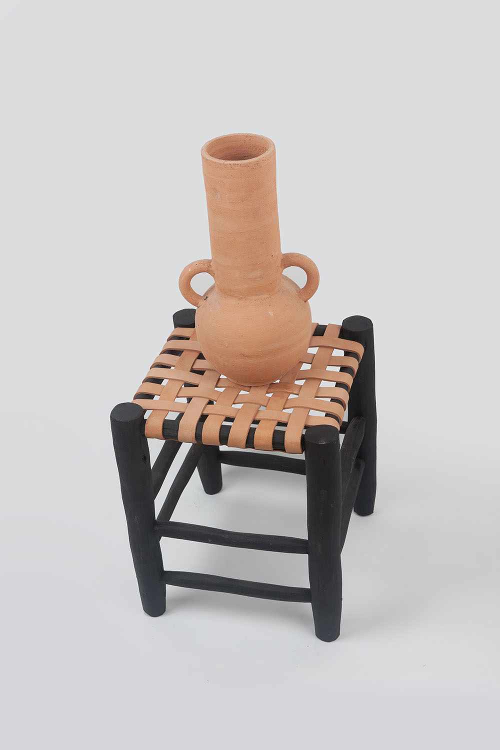 leather stool - L NB