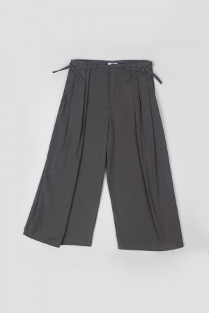 skirt pants - grey