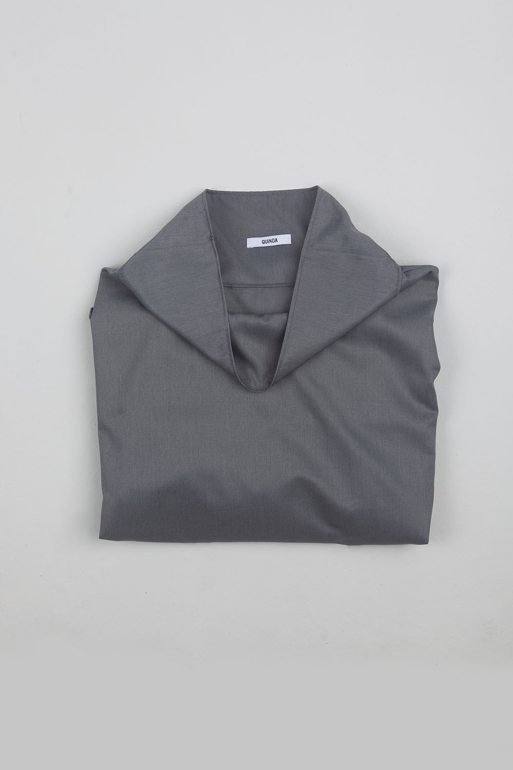 neck knot top - grey