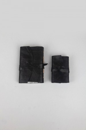 leather scroll book - large
