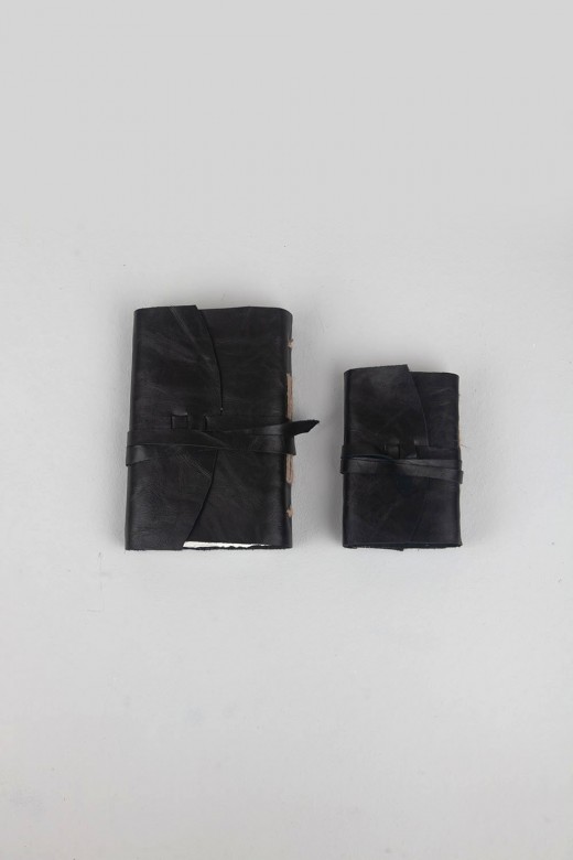 leather scroll book - large
