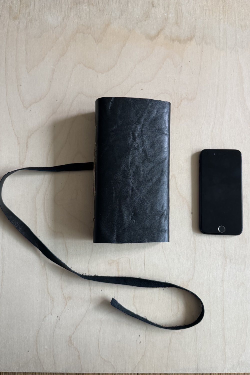 leather scroll book - long