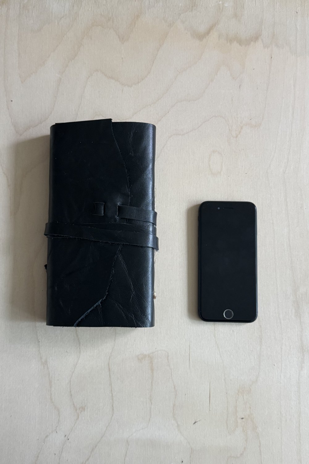 leather scroll book - long