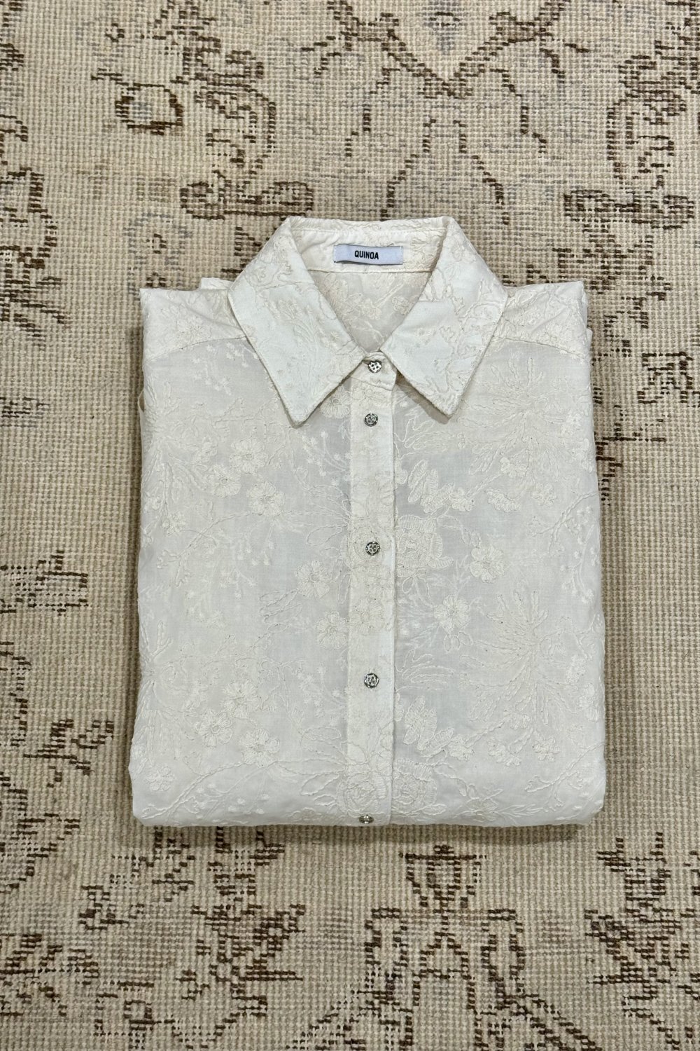 quinoa woven shirts - ecru